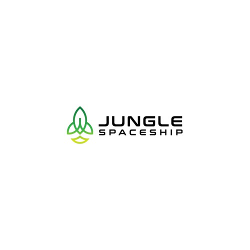 Jungle Spaceship Logo