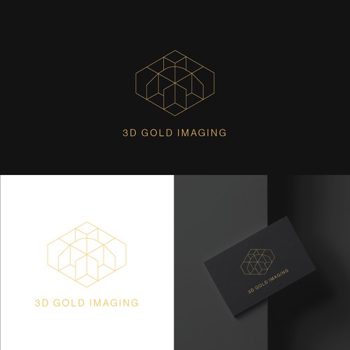 Logo Concept for 3D Gold Imaging