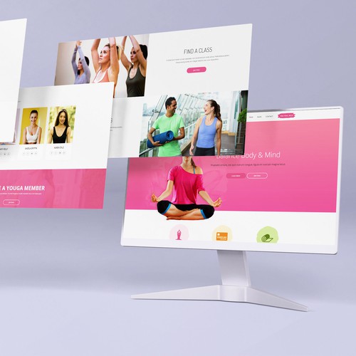 Yoga Master Website design.
