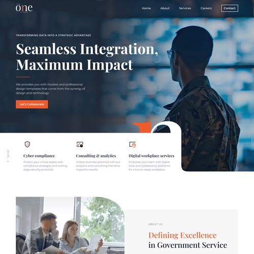The One 23 Group Website Re-Design