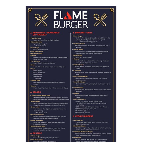 Restaurant Menu Design