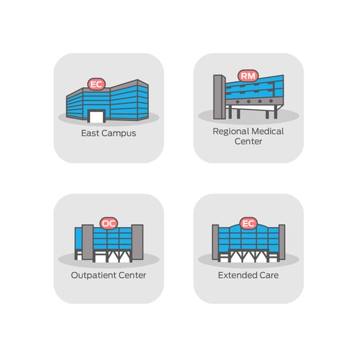 Icons for Healthcare Network