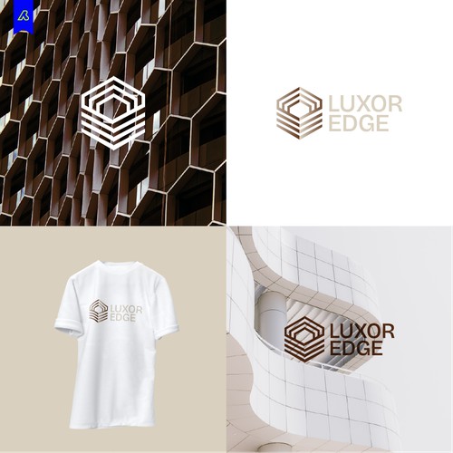 Luxor Edge Logo and branding design