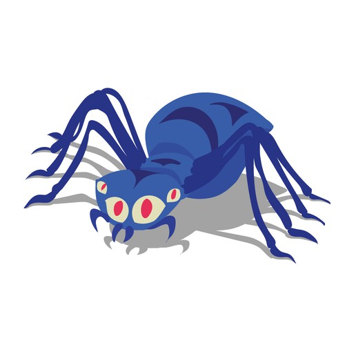 Spider mascot for web development company