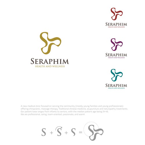 Simple and clean logo concept for Seraphim.