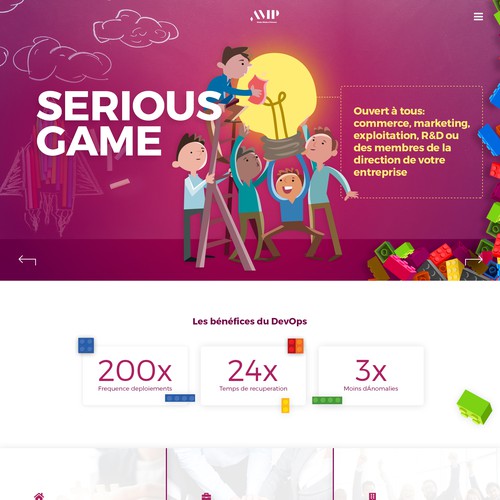 Creative Website Design with Character Illustrations