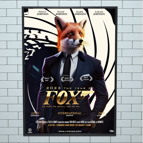 Poster concept using 007 theme 