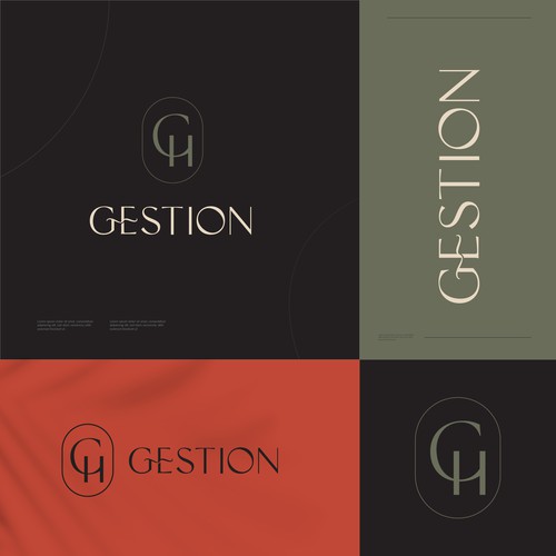 CH GESTION Logo Design