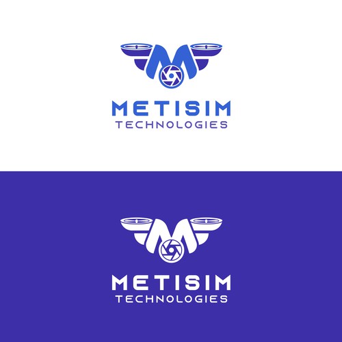 Logo for software company that develops technologies for public security & drones pilots.