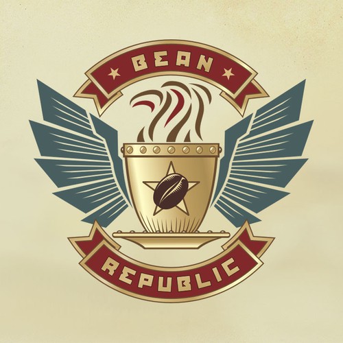 Bean Republic logo design