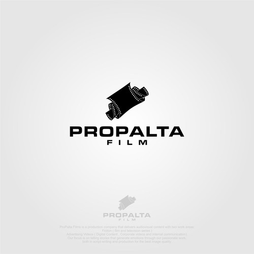 bold logo for propalta film