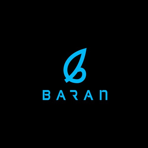 Simple logo design for baran