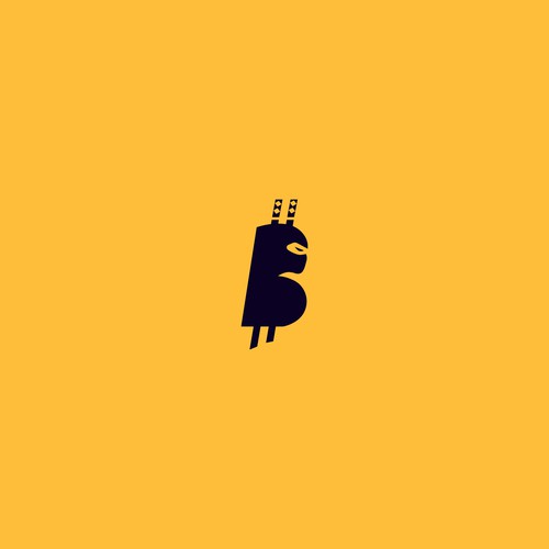 BitNinja logo concept for a Consulting service for blockchain technology.