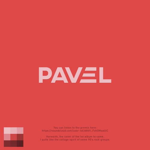 Minimal Bold logo PAVEL band