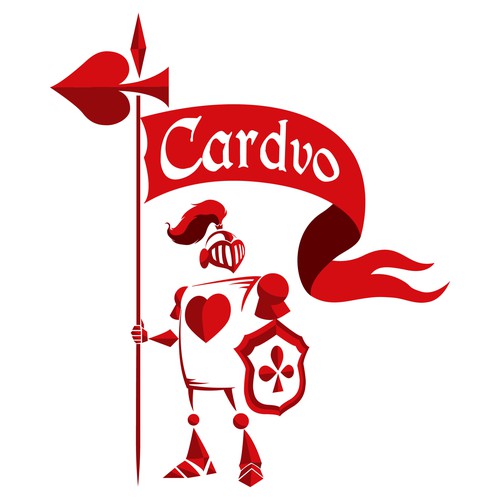 Character Logo concept for Cardvo