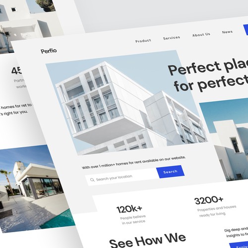 Realt agency landing page