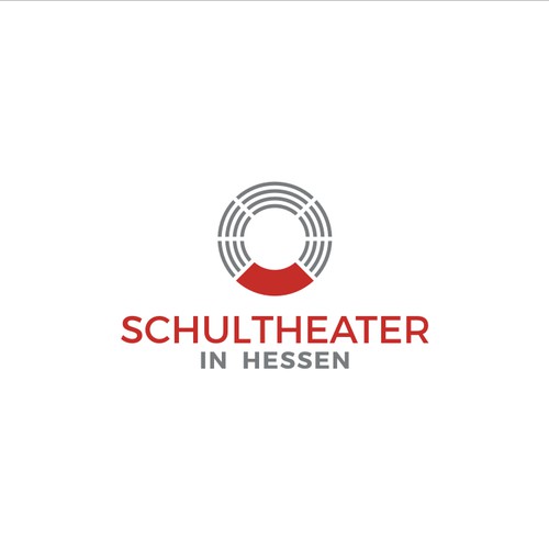 simple logo for theater school