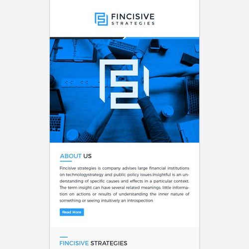 Mailchimp Template for FinTech Advisor