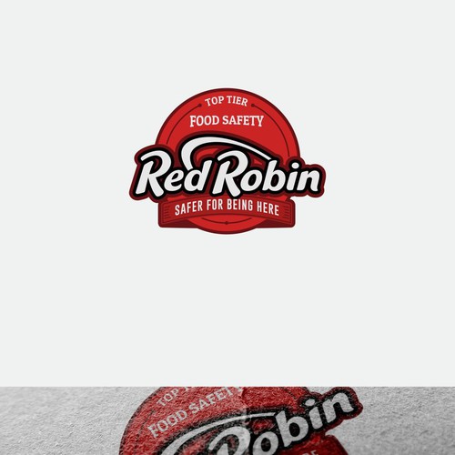 concept logo for Red Robin Food safety