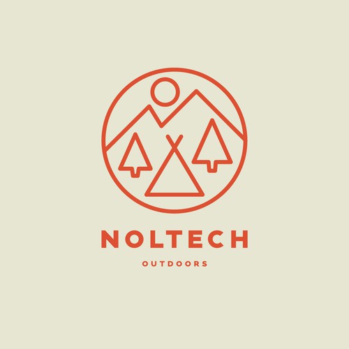 Logo concept for an outdoor equipment brand