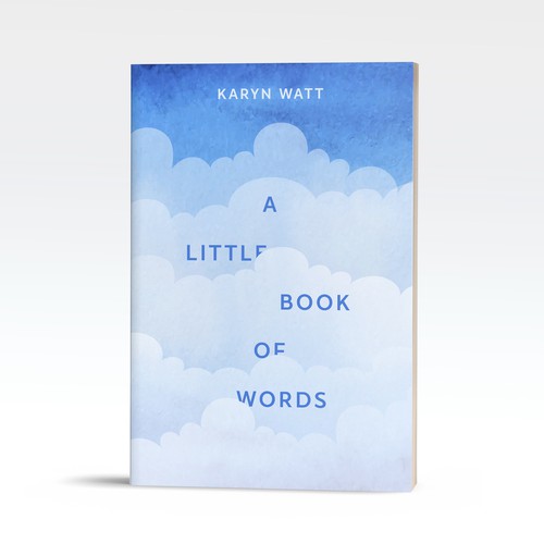 Simple concept for book about uplifting words