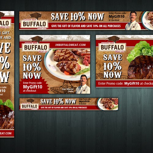Help Jackson Hole Buffalo Meat Company with a new banner ad