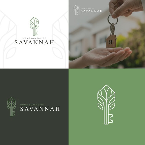 Design a logo for a veteran owned real estate company in Savannah