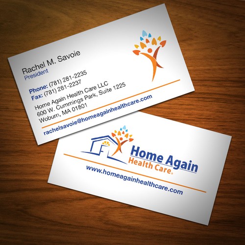 Home Again Health Care, LLC Needs New Business Cards