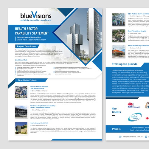 Blue Visions Flyer