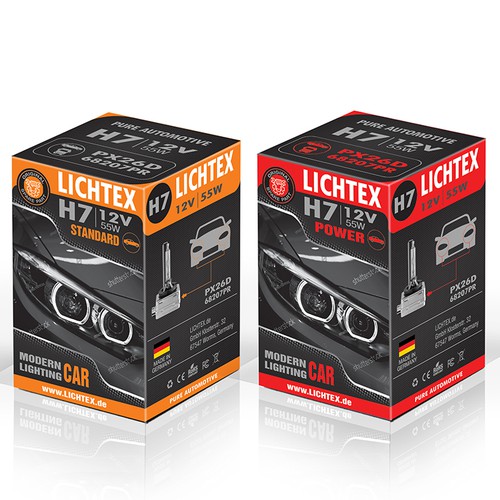 Box Package design for LICHTEX 
