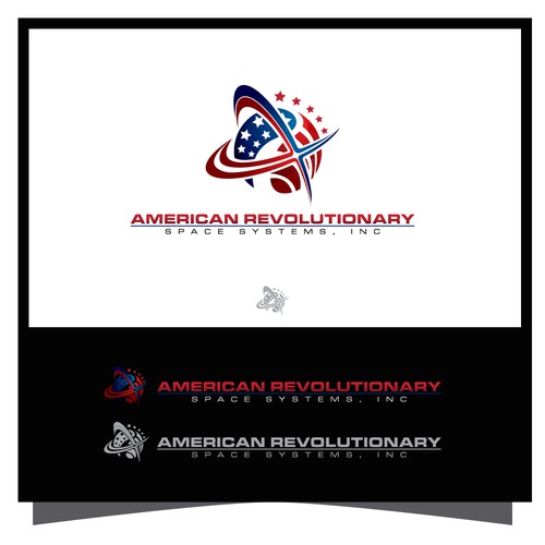 Futuristic Logo for American Revolutionary Space Systems. Inc