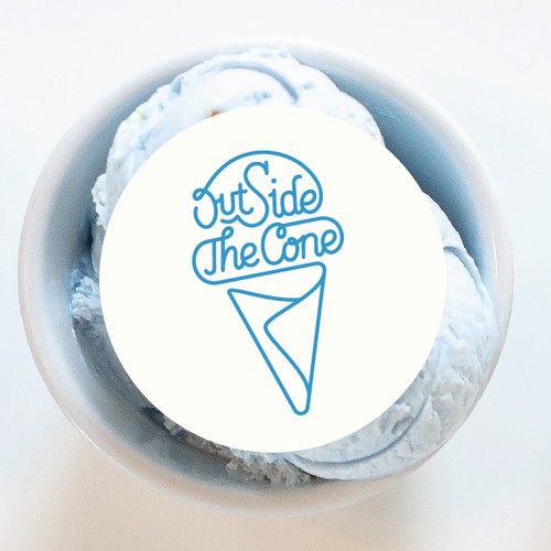 ice cream lettering mark