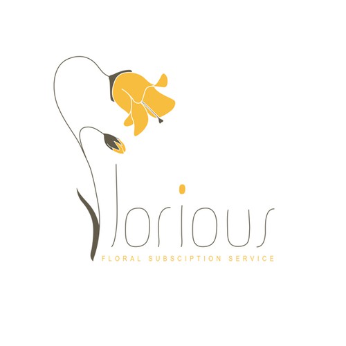 flower logo for floral servece