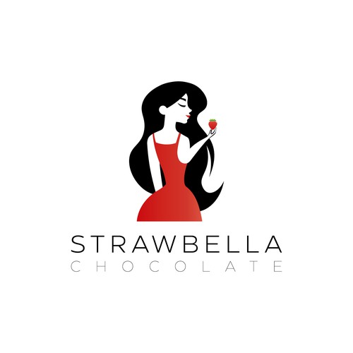 Strawbella Chocolate Logo