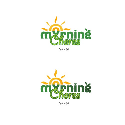 Morning Chores Logo Concept