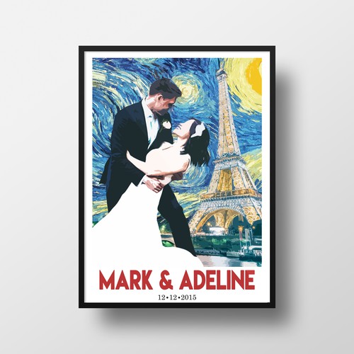 Mark & Adeline Poster