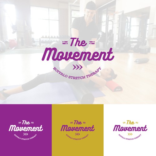 logo for the movement buffalo stretch therapy