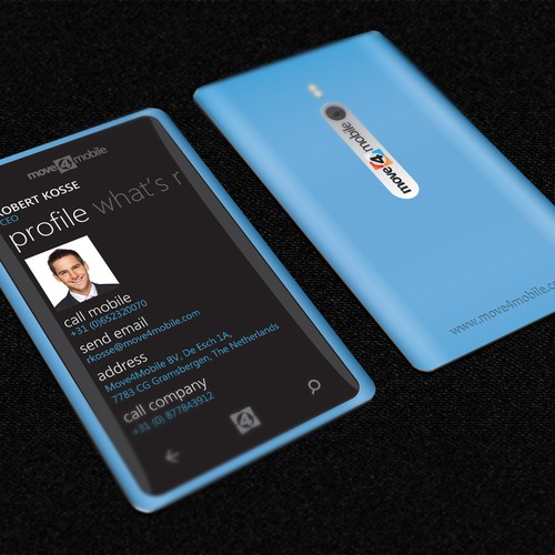 Inspire us by creating the best mobile business card your can imagine!