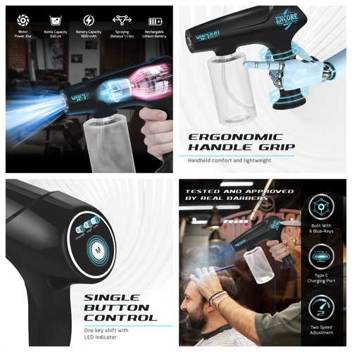 Encore The Barber Vapour Jet Amazon Listing Image
