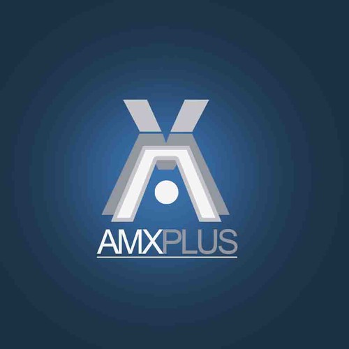 AMX PLUS logo design