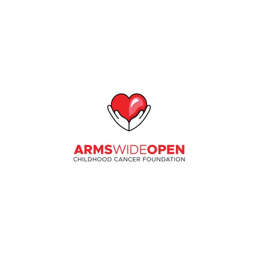 Logo for Arms Wide Open Childhood Cancer Foundation
