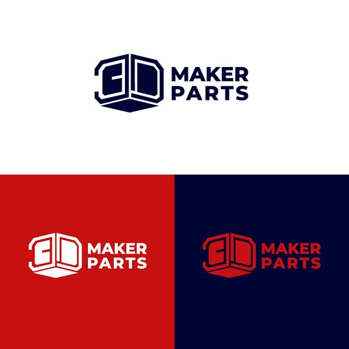 3D Maker Parts Logo
