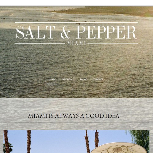 Salt & Pepper Jimdo Website Design