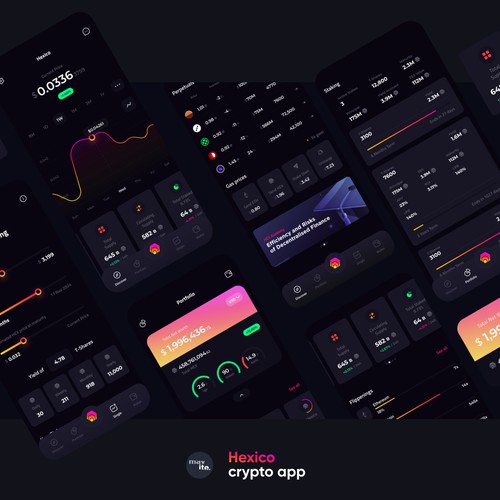 Hexico - Crypto App Design