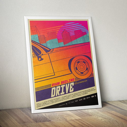 DRIVE POSTER - Ultimate 80's Movie Poster Contest