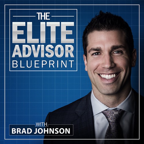 "Elite Advisor Blueprint" Podcast Logo & Cover Concept