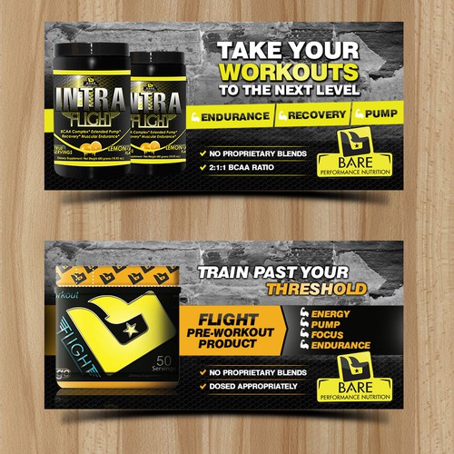 Supplement Company Banner Ads!