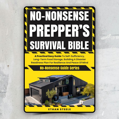 Bold, Clean Cover for a Realistic Urban Prepping Book