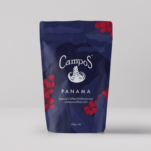 Background design concept for Campos Coffee