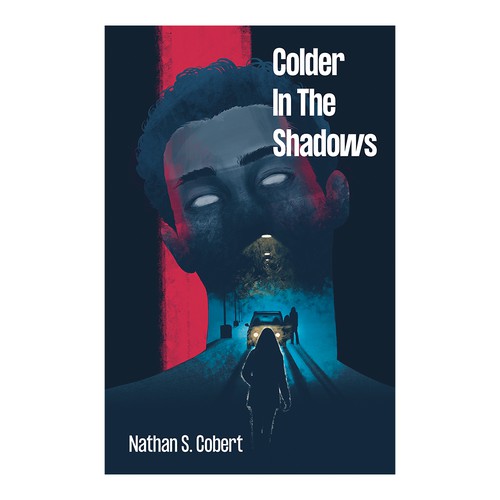 Book Cover Concept for Colder In The Shadows novel